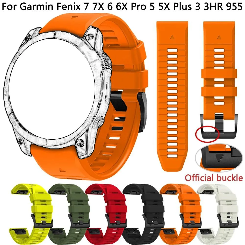 سريعة تناسب حزام 26 مللي متر 22 مللي متر ل Garmin Fenix 8 E 7 7X 6X 6 5X 5 الفرقة Epix Pro Gen 2 47 مللي متر 51 مللي متر إندورو 3 سيليكون سوار إكسسوار