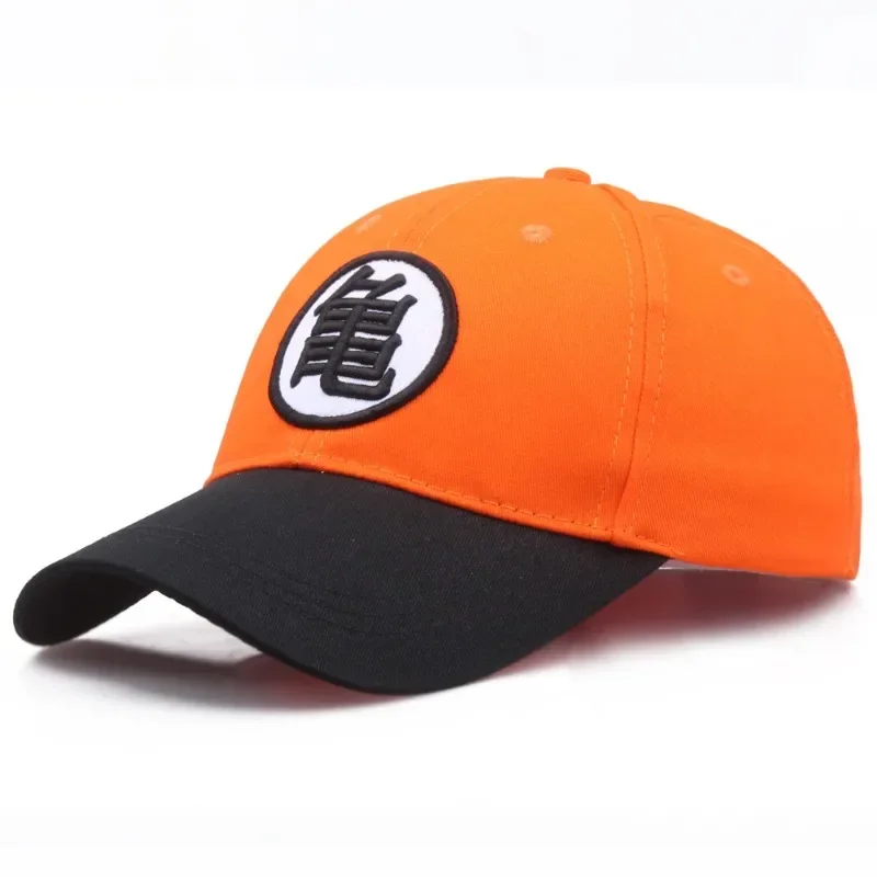 Baseball Cap Anime Dragon Ball Son Goku Anime DRAGONBALL Word Yellow Hat Fashion Hipster Hip Hop Hat Kid Christmas Gifts