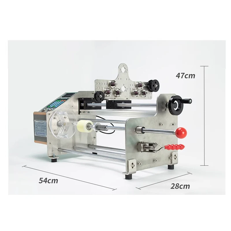 Cotton-Silk Parallel Coil Fully Automatic Stranding Equipment Ball-Round Wire Compact Large Electric Moxa Hammer Winding Machine