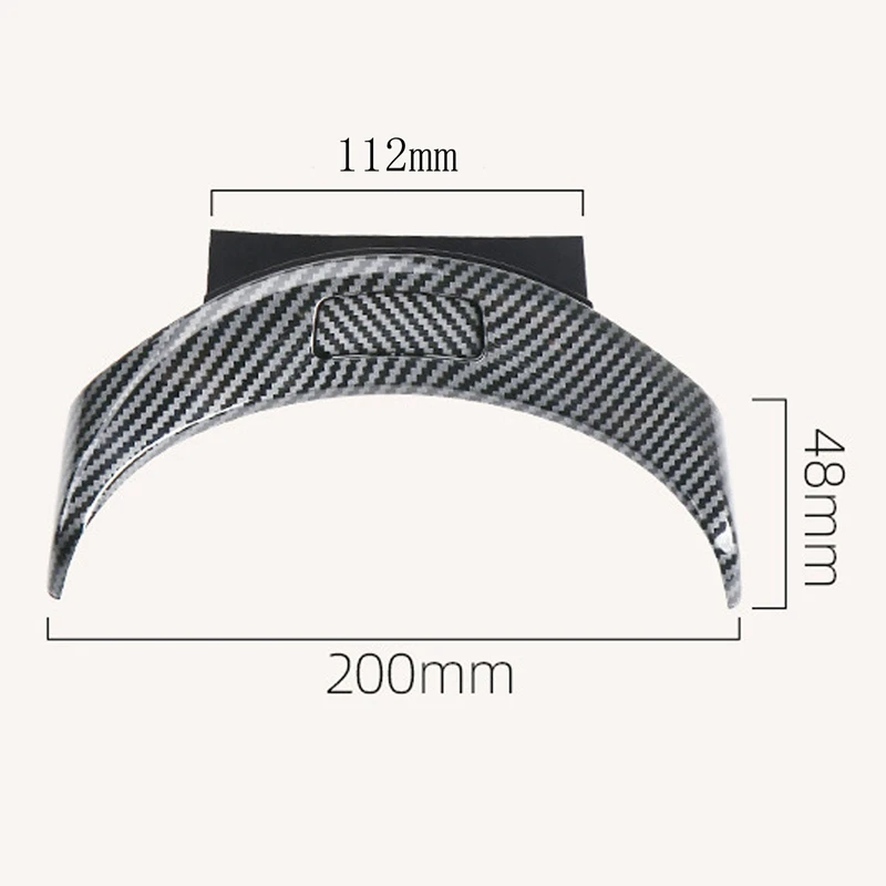 Carbon Fiber Center Console Armrest Switch Button Cover Trim For Mercedes-Benz W205 C180 C200 C260 C300 GLC260 GLC300