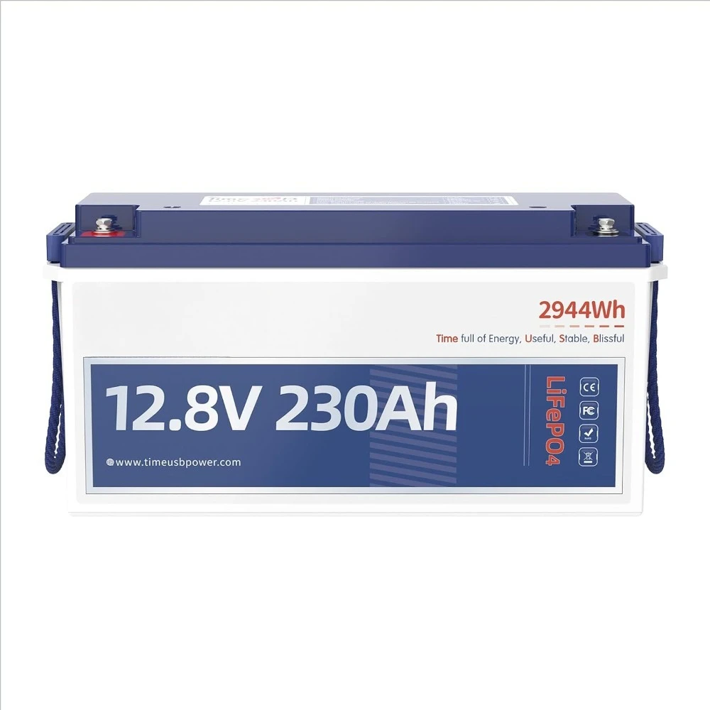 

1 Pack 12V 230Ah LiFePO4 Battery, Built-in 150A BMS, Max. 1920W Power Output & 2944Wh Energy Lithium Battery, 15000 Cycles