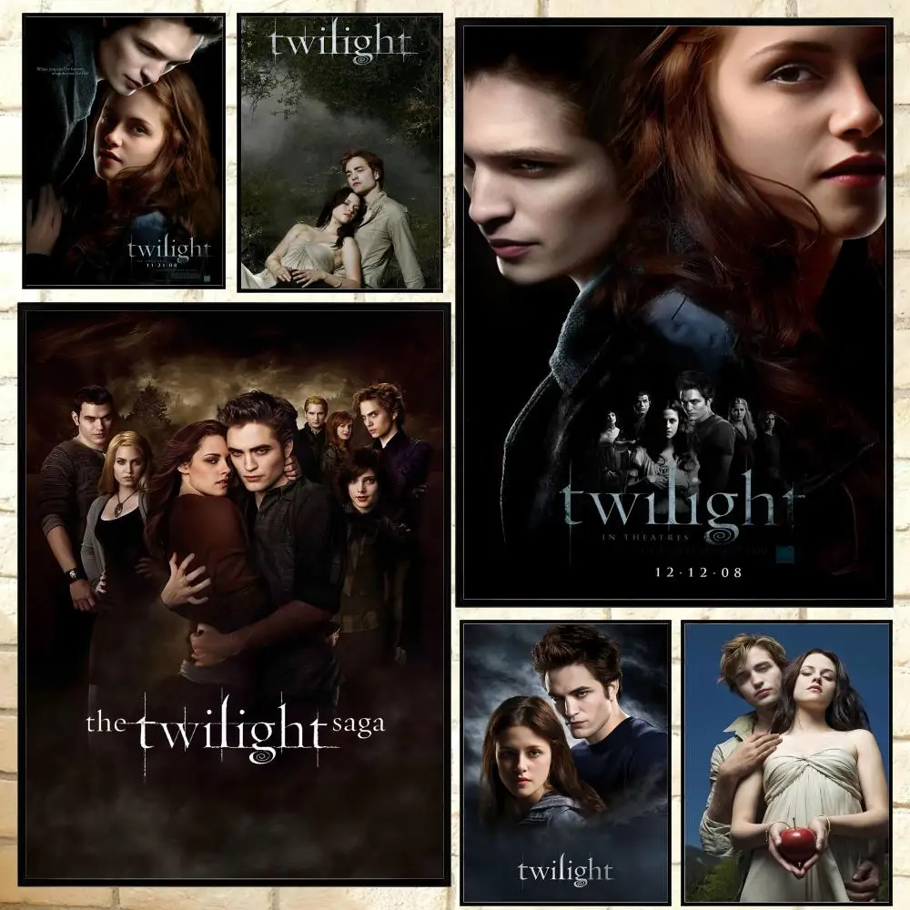 Film The Twilight Poster, vielseitige HD-wasserdichte Wandkunst, selbstklebende Dekoration für jeden Raum, ideales Geschenk