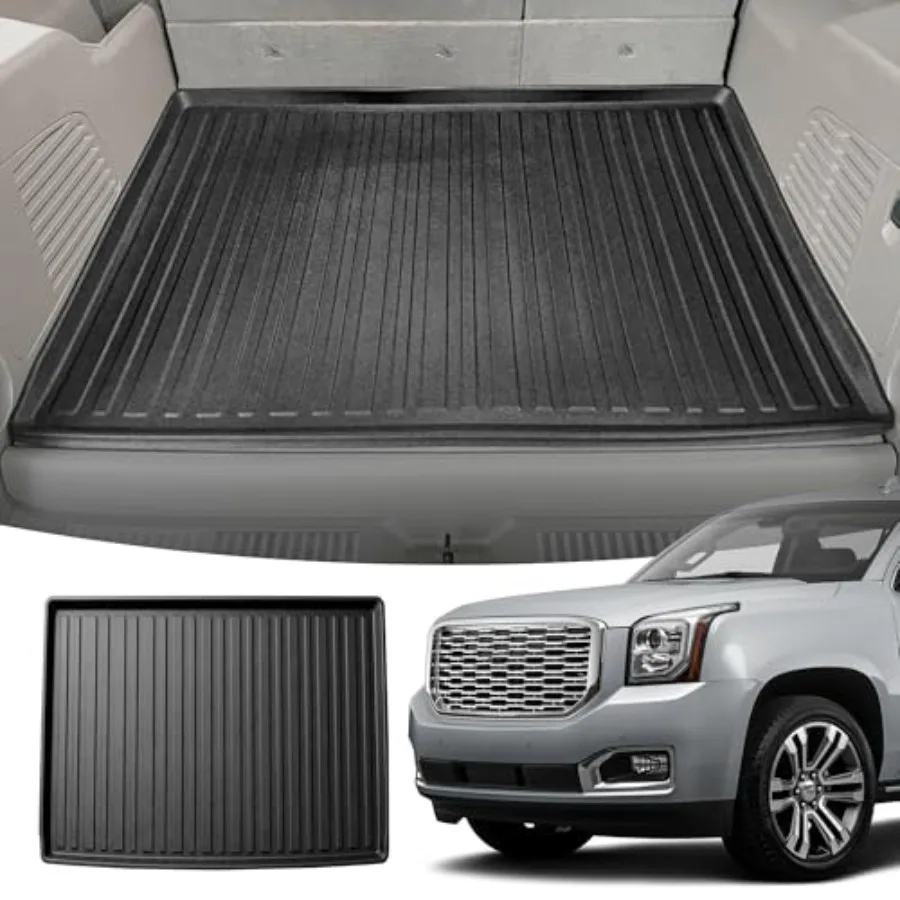

Premium Cargo Liner for Gmc Yukon XL Chevrolet Suburban 2015-2020 - Behind 3rd Row - Custom Fit Car Trunk Mat - All-Season Carg