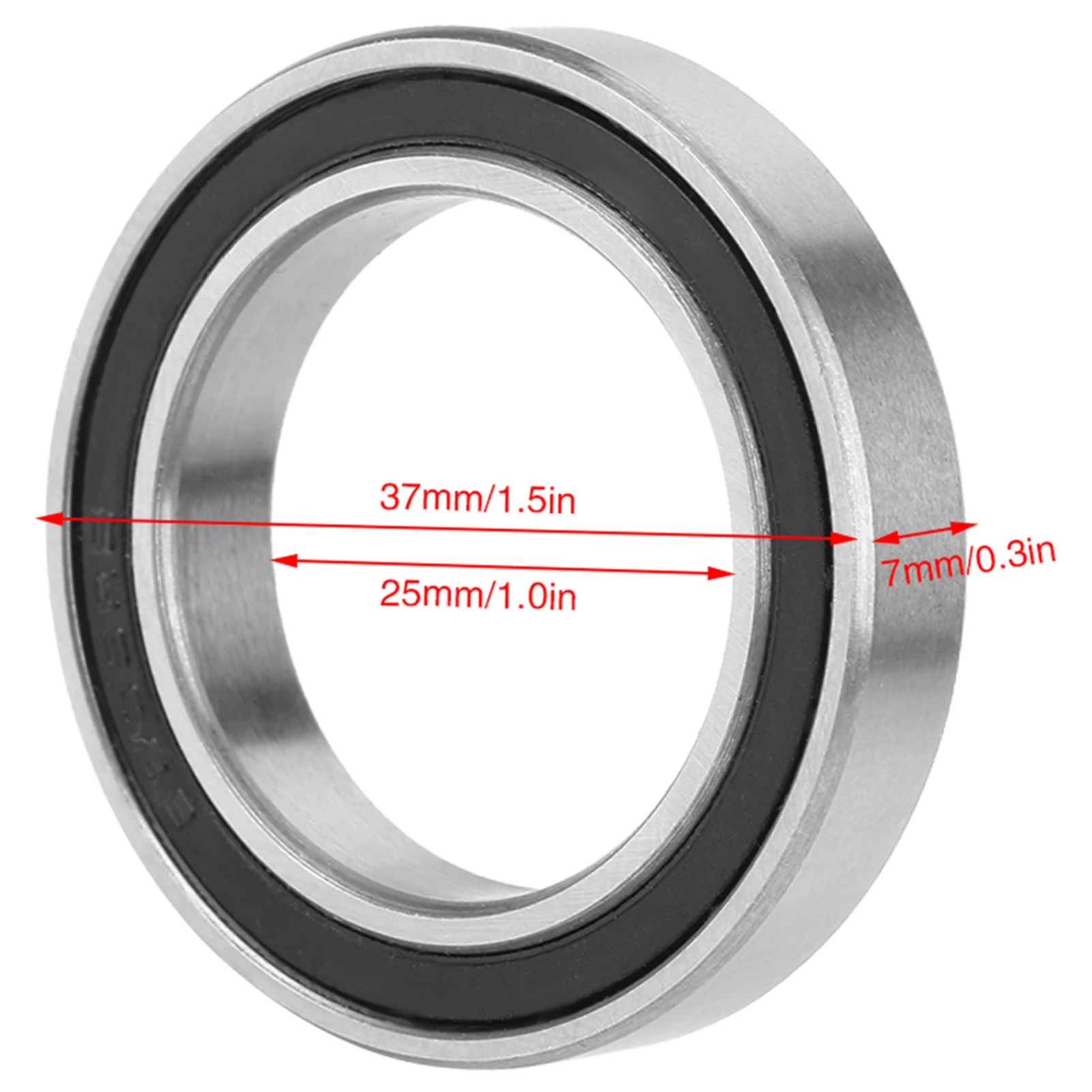 10st 6805-2rs Rubber Verzegelde Diepe Groef Kogellagers 25Mm * 37Mm * 7Mm Diep, Groove, Bearing§ 6805-2rs, Bearing§ Ball,Bearing§ Metaal