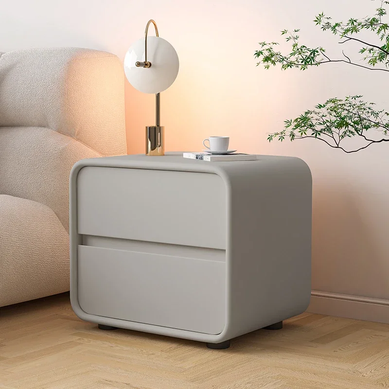 Room Mini White Cheap Bedside Comfortable Drawers Narrow Bedroom Storage Design Cabinets Nightstand Mesa De Noche Home Furniture