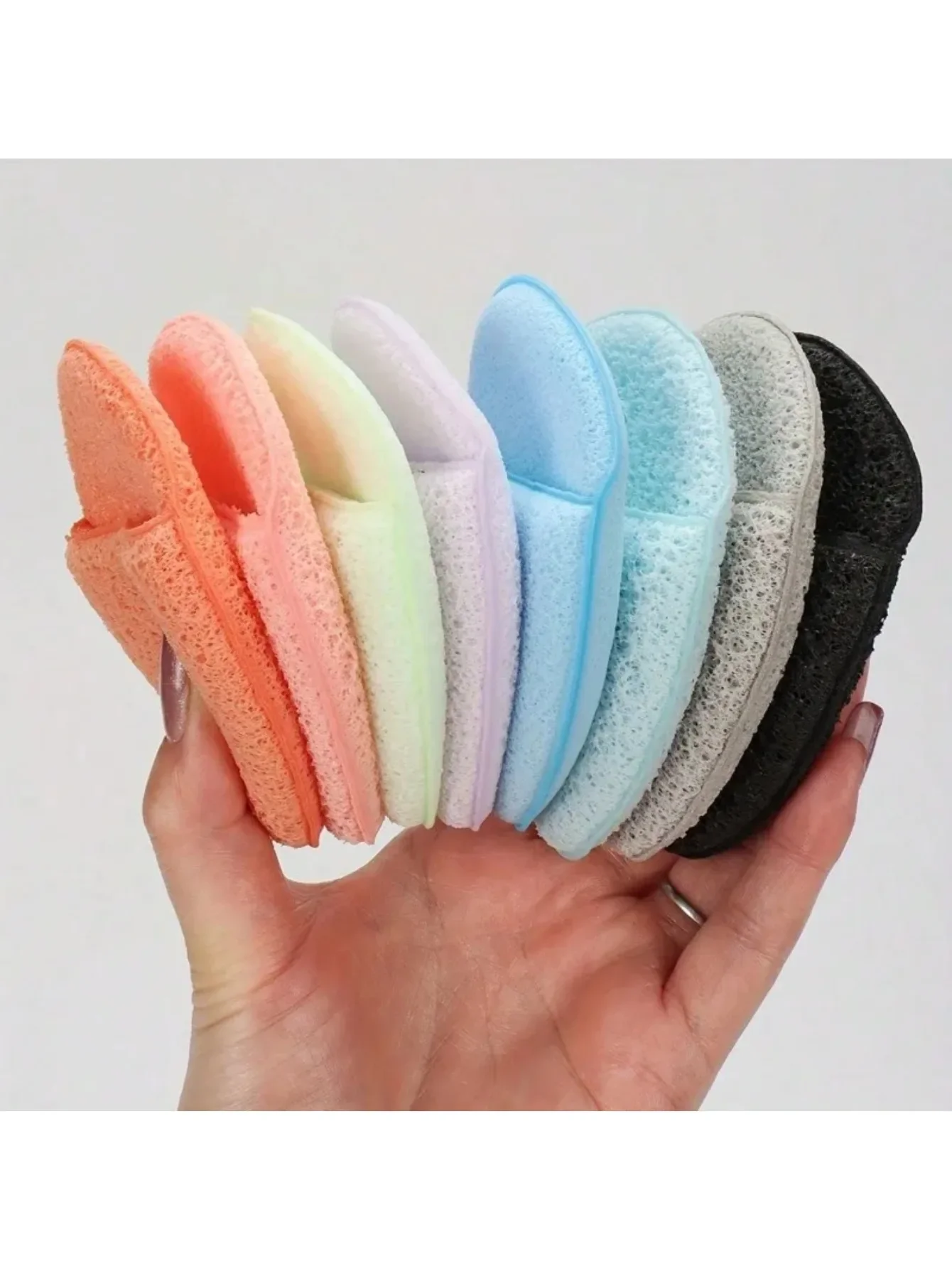 

6-Piece Deep Cleansing Exfoliating Facial Sponge, Random Color and Shape
