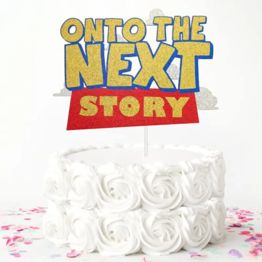 على القصة التالية كعكة Topper2025 كعكة التخرج توبر لعبة مستوحاة من قصة موضوع غراد ديكور حفلات المدرسة الثانوية كلية