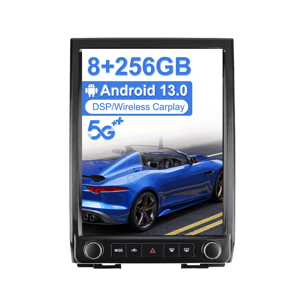 

Android 13.0 8+256GB Tesla 12.1" Screen Car Player For Ford Expedition 2013-2017 Car GPS Navigation CarPlay Head Unit DSP Stereo