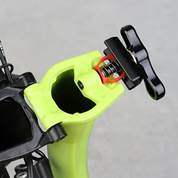 1Pair Enhanced Hinge Clip Spring C-buckle For Brompton Folding Bike Accessories For Small Fabric Folding Bike Rotating Handle