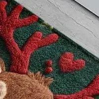 

Рождественский дверной коврик, красный Санта-Клаус, уличный и домашний ковер с пряничным человечком, Новый год 2026, с Рождеством, домашний декор, коврик для ног