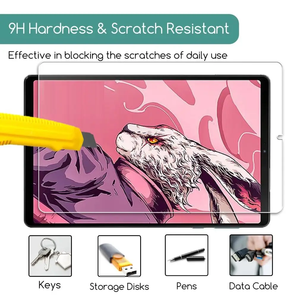 2PCS HD 8.8 นิ้วแท็บเล็ตกระจกนิรภัย Anti Scratch คลุมทั้งหมดป้องกันหน้าจอ 9H ทนทานสําหรับ Lenovo Legion Y700 3rd Gen 2025