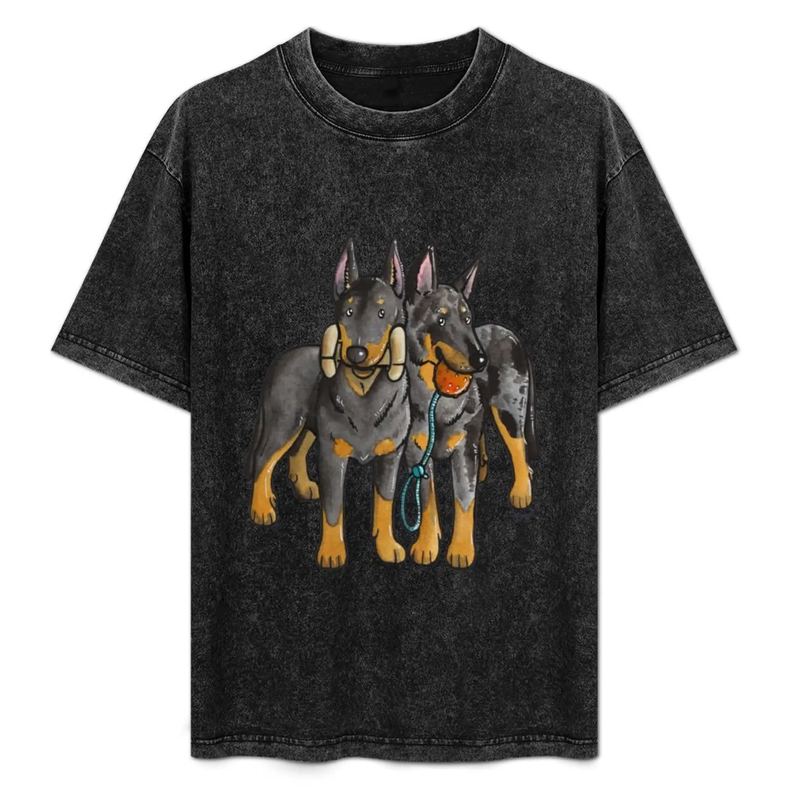 Beauceron pair T-Shirt Comfortable Work Wear Tee