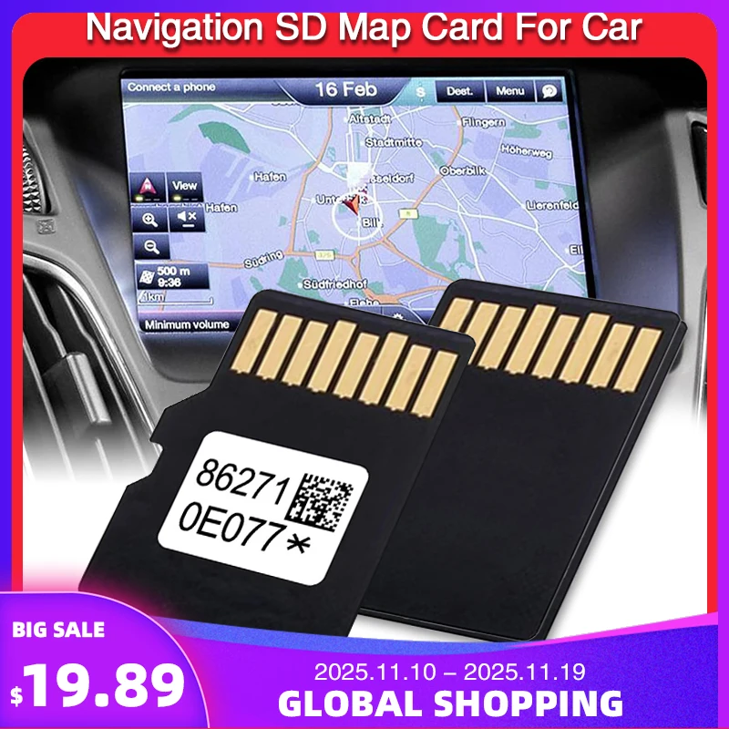 

2025 Latest Update for Toyota Navigation Card OEM 86271-0E077 Prius 4Runner Accessories USA CAN