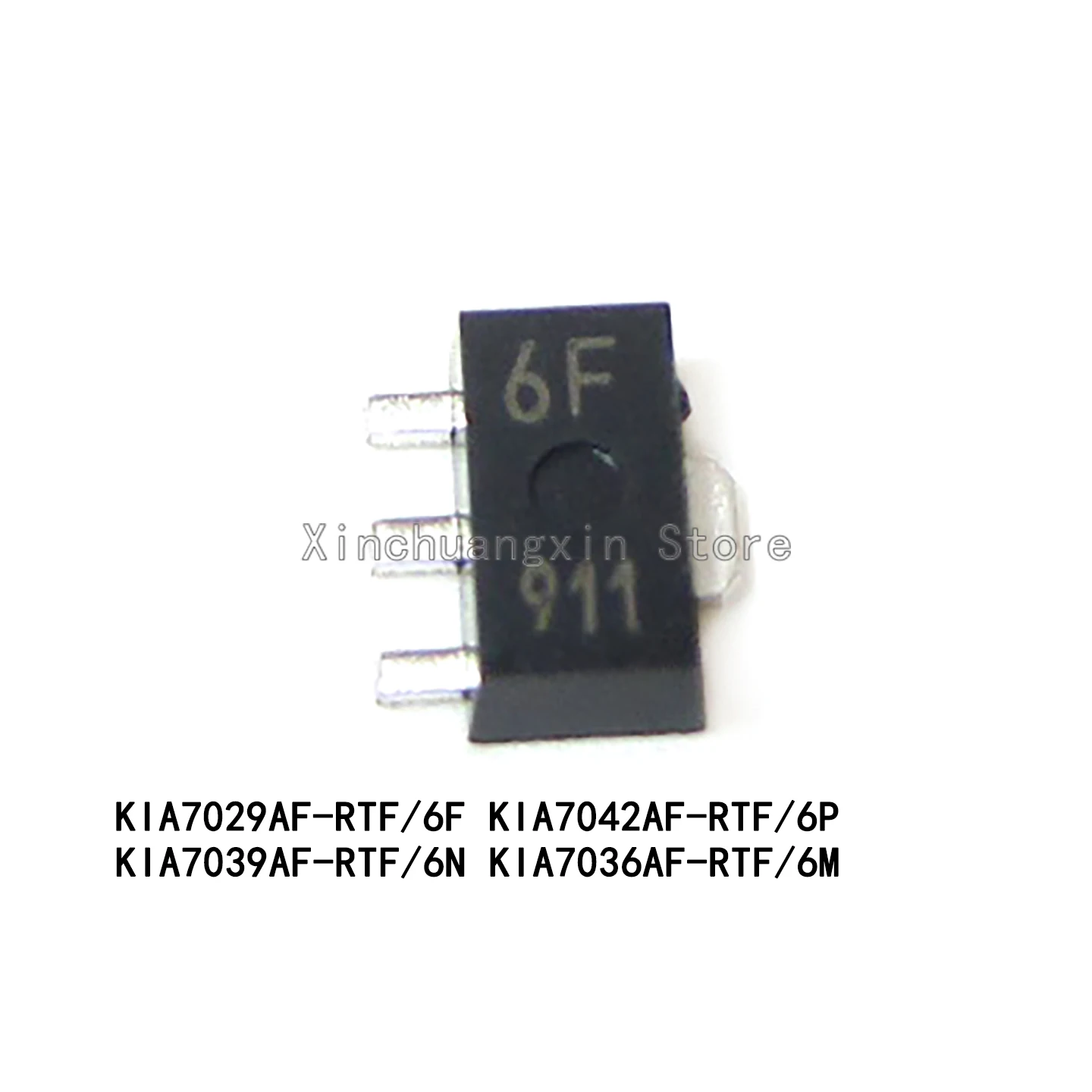 10PCS KIA7042AF-RTF/P, KIA7029AF, KIA7039AF, KIA7036AF—screen-printed 6F, 6P, 6M, 6N, SOT89 monitoring and reset chips