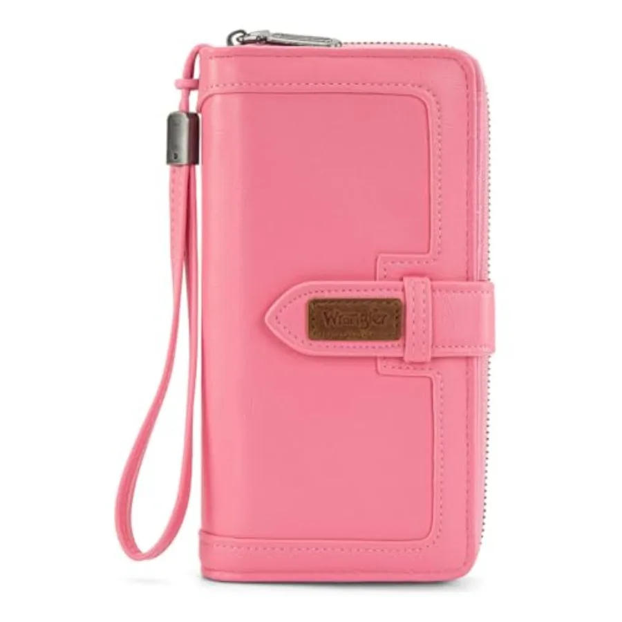 

X Wrangler Women's Wallets Bifold Wristlet Wallets for Women Large Capacity Credit Card Wallet with ID Window
