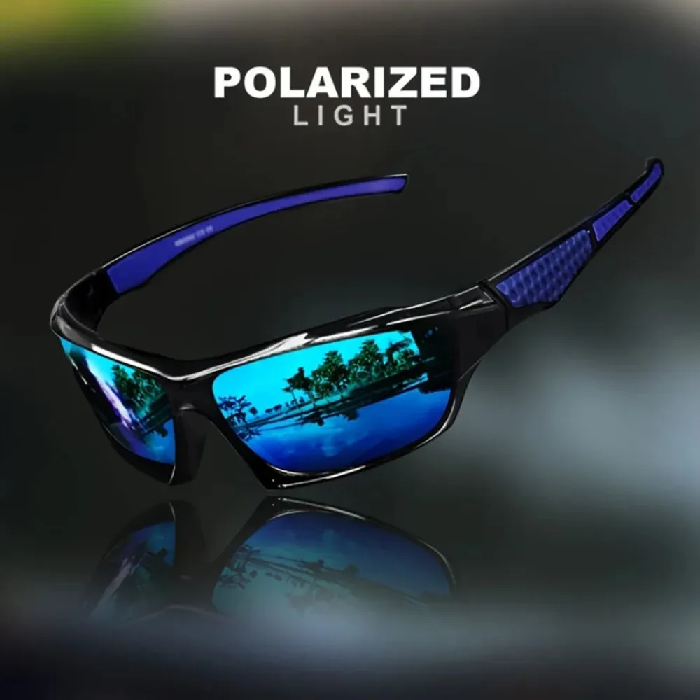 

UV400 Polarized Cycling Sunglass HD Lens Windproof UV Resistant Cycling Glass Lightweight Sunglasses Outdoor Sport Goggle Men