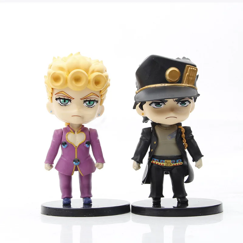 5pcs anime jojo's Bizarre Adventure Giorno Giovanna Dio Bruno Buccellati Kakyoin Noriaki Kujo Jotaro action Figure Model Toys