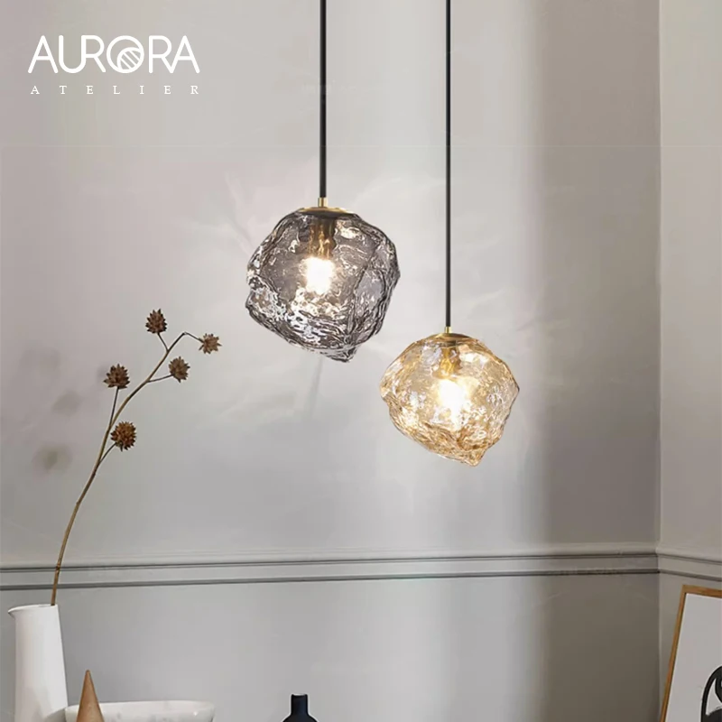 

Скандинавский хрустальный подвесной светильник, стеклянная люстра для столовой, внутреннее освещение, подвесной светильник для гостиной, домашнее внутреннее освещение