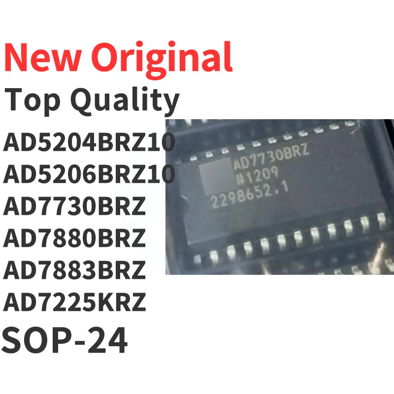 

(10 шт.) AD5204BRZ10 AD5206BRZ10 AD7730BRZ AD7880BRZ AD7883BRZ AD7225KRZ AD7538KRZ AD7824KRZ SOP-24 Новый оригинал