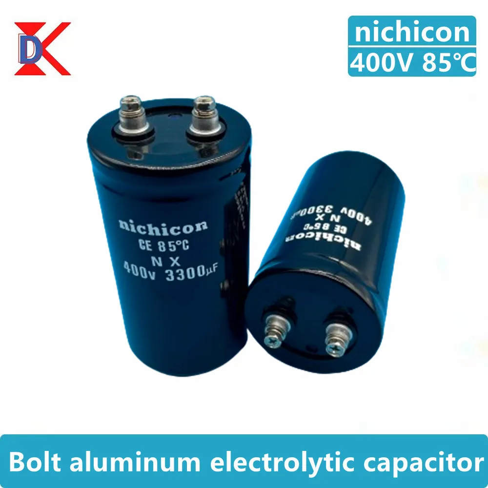 

Nichicon Original Screw Foot Aluminum Electrolytic Capacitor 400V 2200UF 3300UF 4700UF 5600UF 6800UF 8200UF 10000UF Inverter