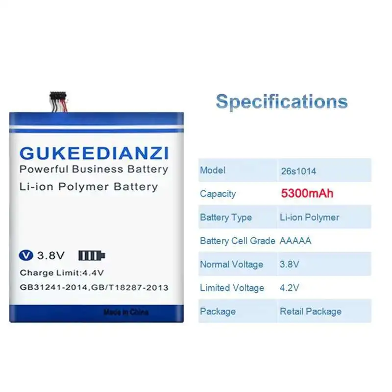 بطارية كمبيوتر لوحي بديلة بقدرة 5300 مللي أمبير في الساعة لأمازون كيندل فاير HD 8 بوصة الجيل السابع SX0340T 2017