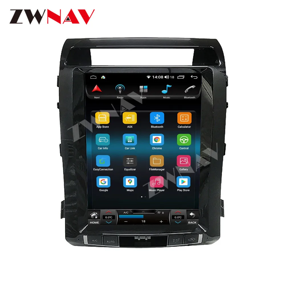 14 Inch Touch Screen For Toyota FJ Cruiser 2007-2014 Android14 GPS Navigation WIFI 4G BT Carplay Car Multimedia Player Head Unit