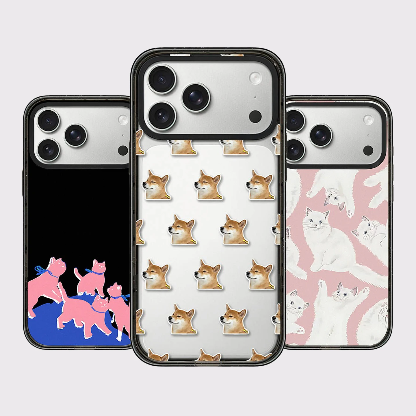 

Shiba Inu Head Impact Black Border Magnetic Cover for IPhone 12 13 14 15 16 17 Pro Max Case for IPhone 17 Air