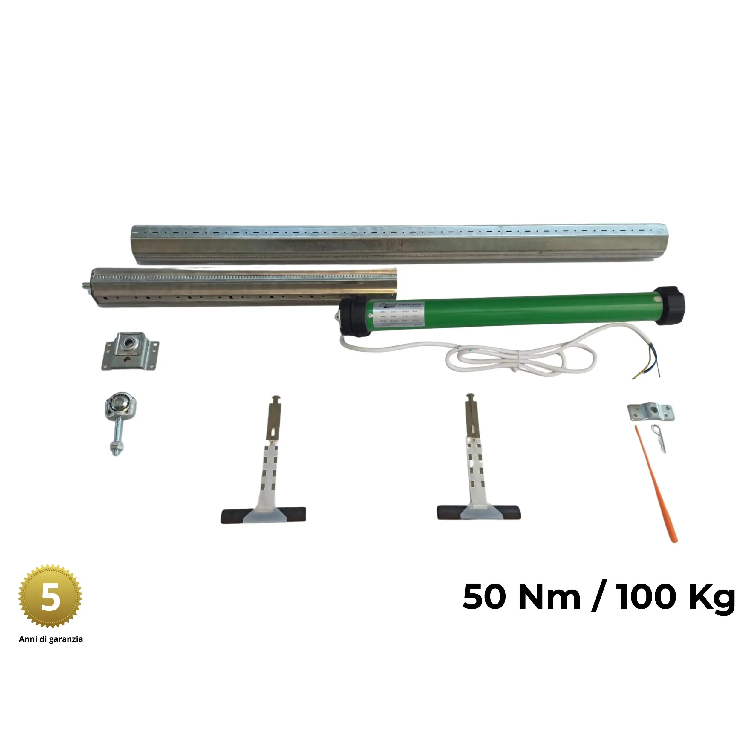 Kit de cerraduras de rodillos eléctricos 100kg 50Nm Completo con resortes de seguridad