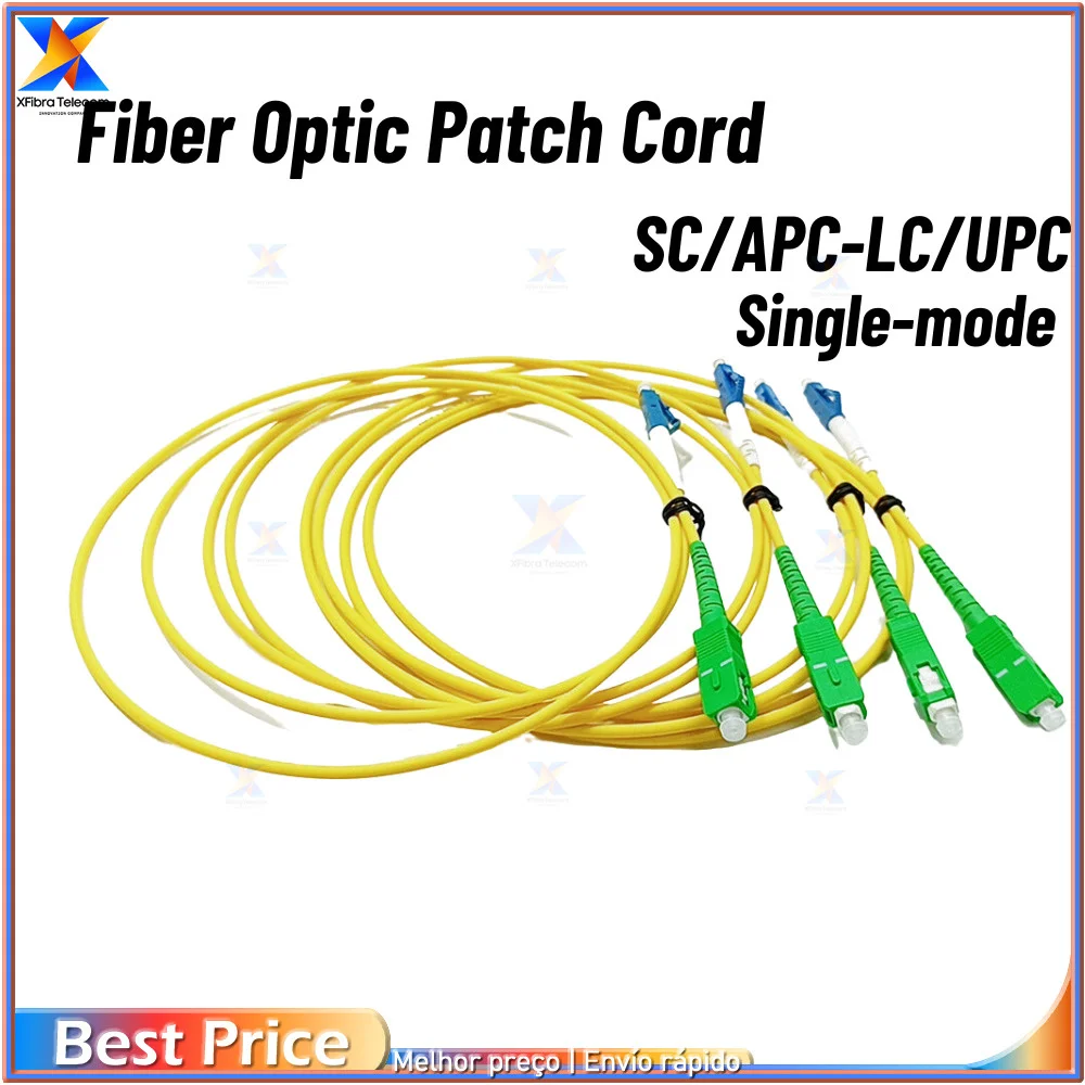 

Fiber Optic Patch Cord Cable, Simplex SC, APC-LC, UPC, Fiber Optic Jumper Cable, 3.0mm, 1m, 2m, 3M, 5m, 10m