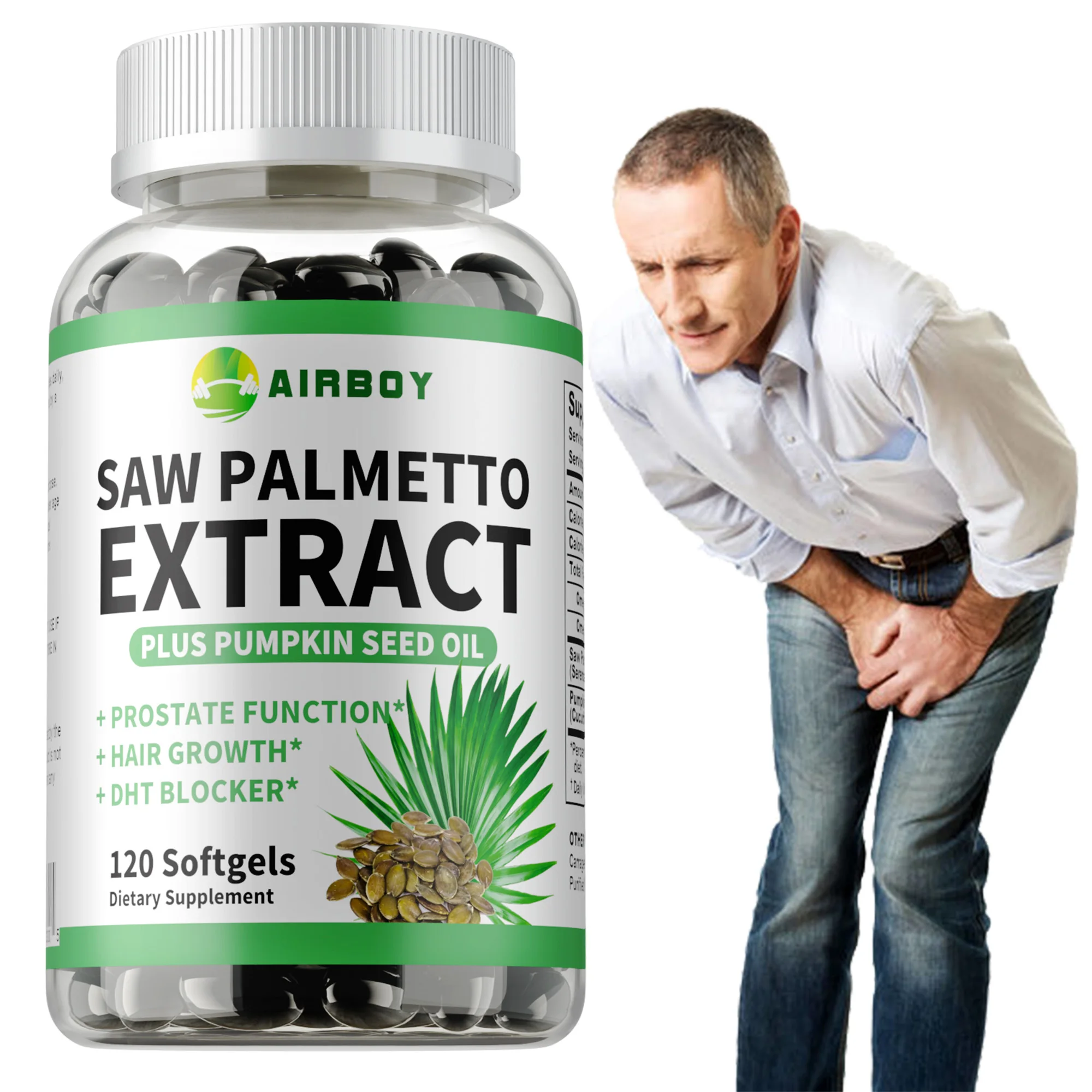 

Saw Palmetto — уменьшает частое мочеиспускание, улучшает качество сна, предотвращает выпадение волос, здоровье мочевого отслеживания, способствует росту волос