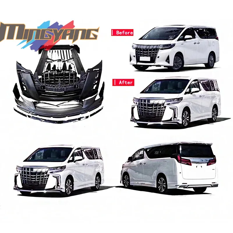 

Alphard 30 Facelift Conversion Car Bumpers Modell Bodykit for Alphard Body Kit 2020