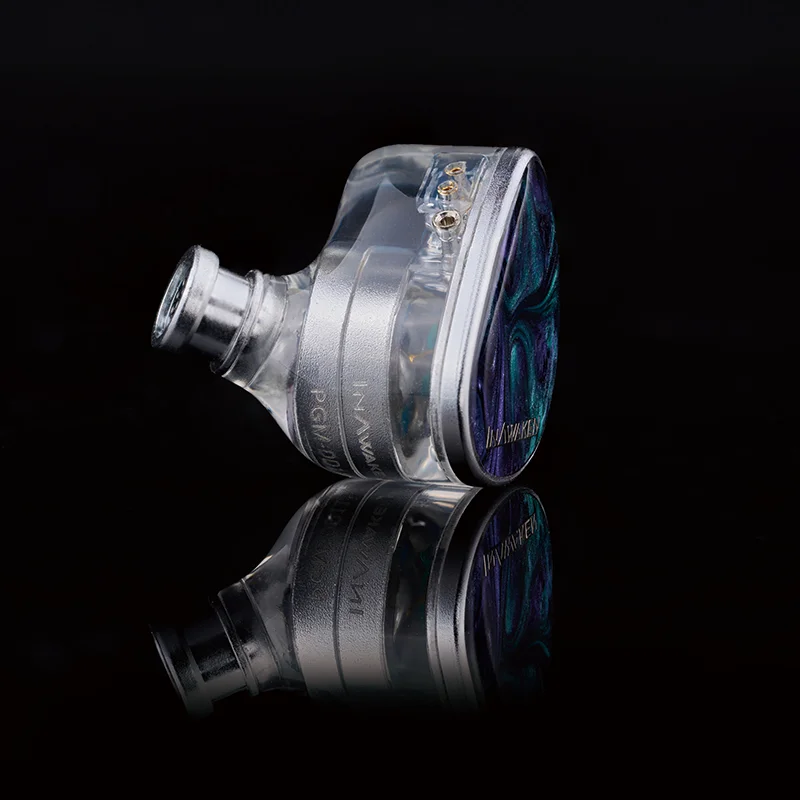 Inawaken DAWN-MS 11.2มม. sdpgd Dynamic DRIVER IEM OFC สายเคเบิลป้องกันเงินพร้อมขั้วเดี่ยว3.5มม.