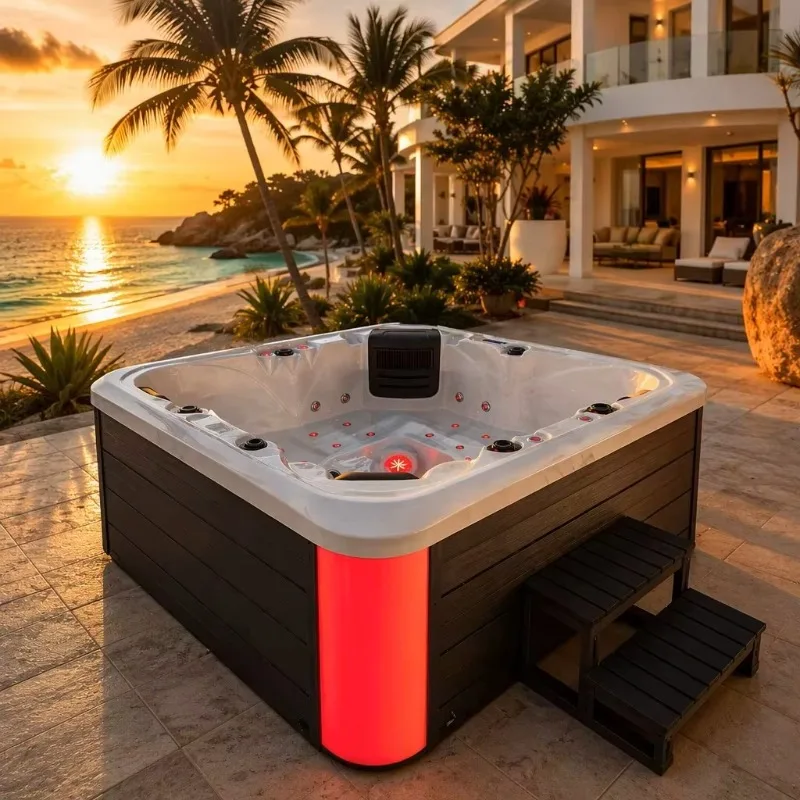 Factory New Outdoor Pro Spa Tub Outdoor Tub Hot Tub Spa Massage Bathtub For 5-6 People