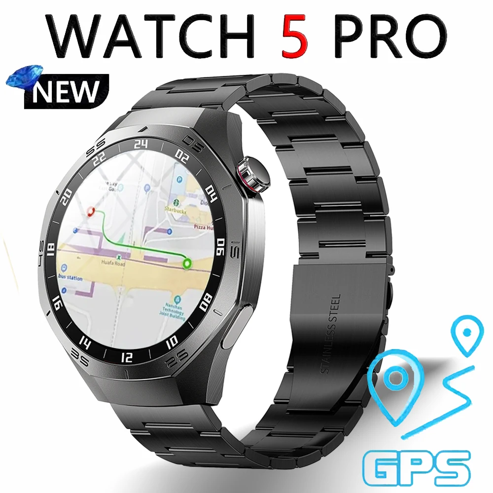 

Для HUAWEI GT5 Por GPS мужские умные часы AMOLED 1,52 дюйма Bluetooth вызов мониторинг сердечного ритма IP68 спортивные умные часы на открытом воздухе