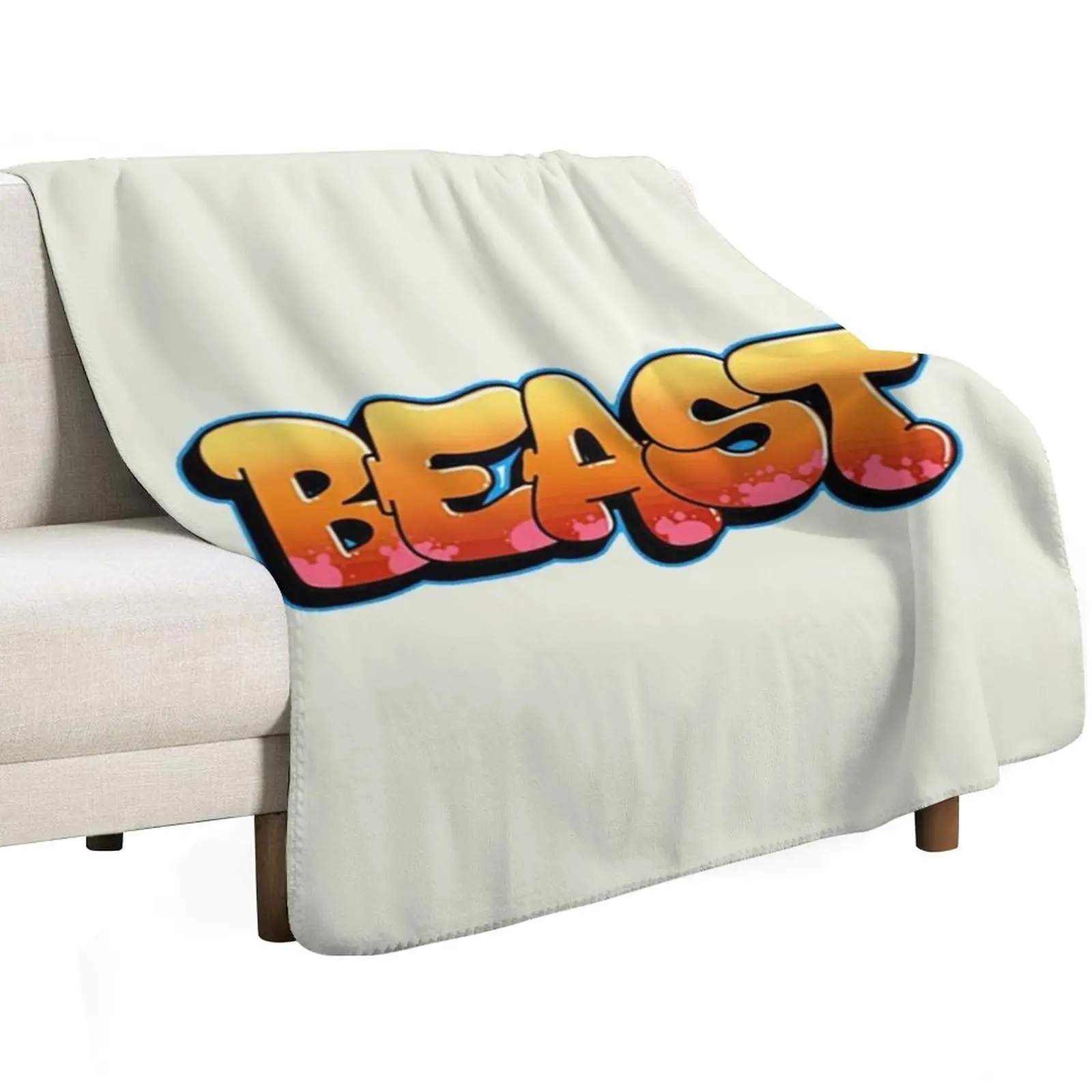 

BEAST DESIGN Throw Blanket Softest Vintage For Sofa Thin Blankets