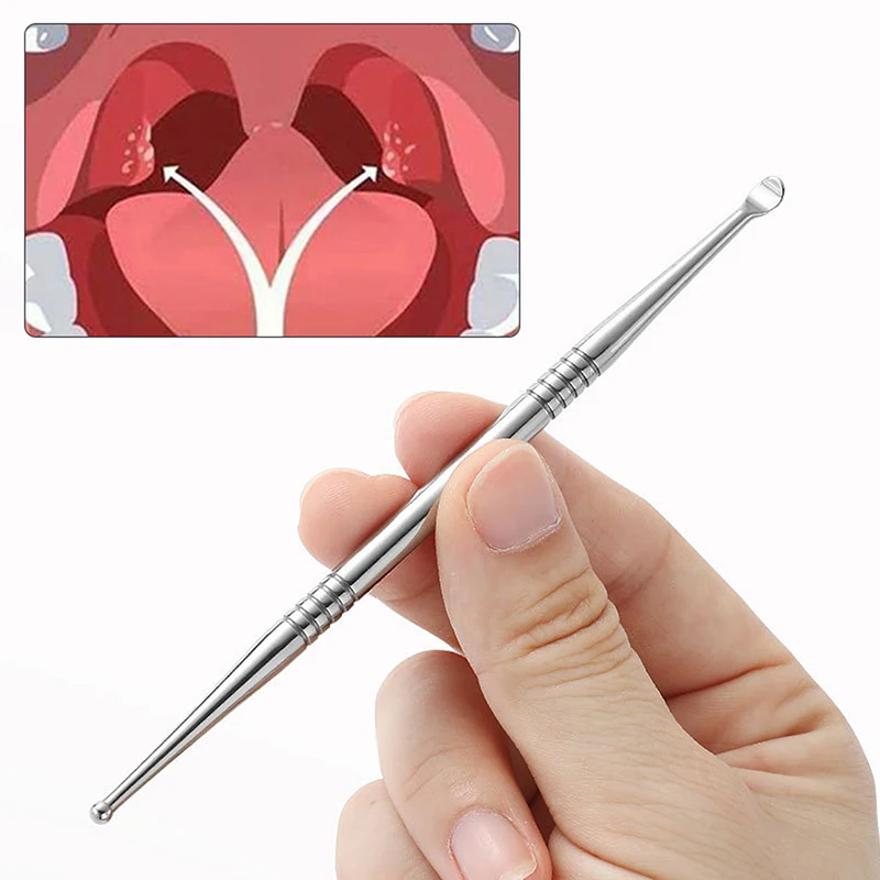 /YOV/Tonsil Stone Removal Ear Wax Remover Tool Stainless Steel Remover Mouth Cleaning Care Tools Remover Health Care 1Pcs