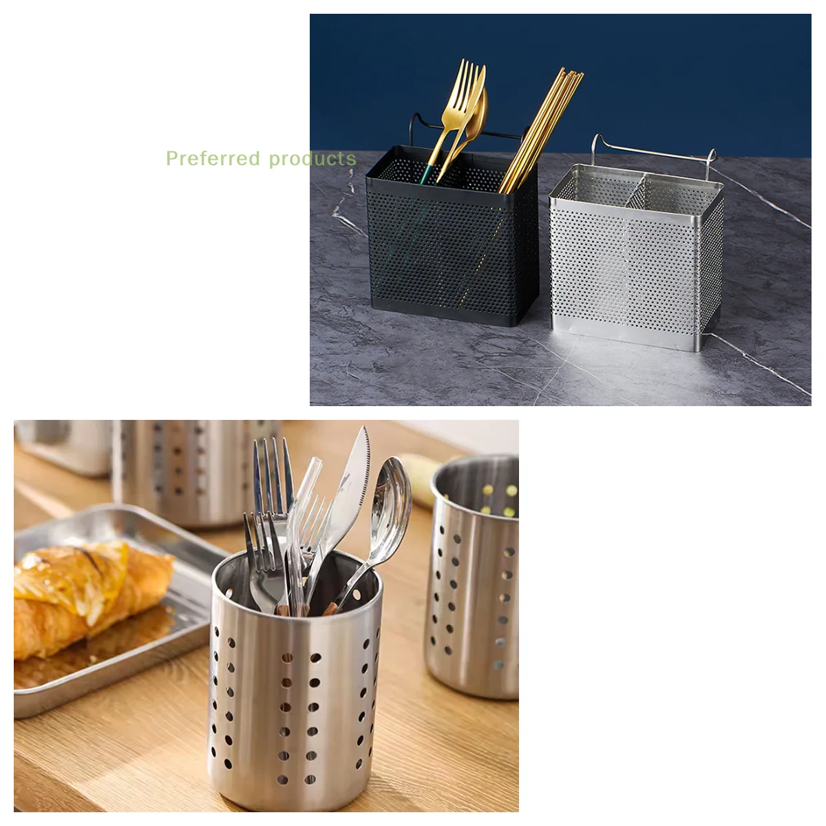 Stainless Steel Utensil Holder Dish Rack Chopstick Basket Silverware Drying Holder for Dishwasher Utensil Drying Rack