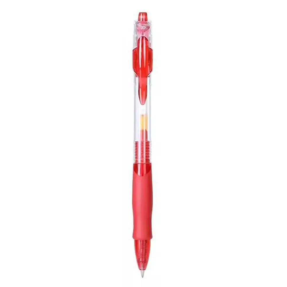 1 PCS Smooth No Clogged Quick-drying Black Red Blue School High-looking Retractable Gel Special Office 0.5mm Neutral Pen Pe V3F1