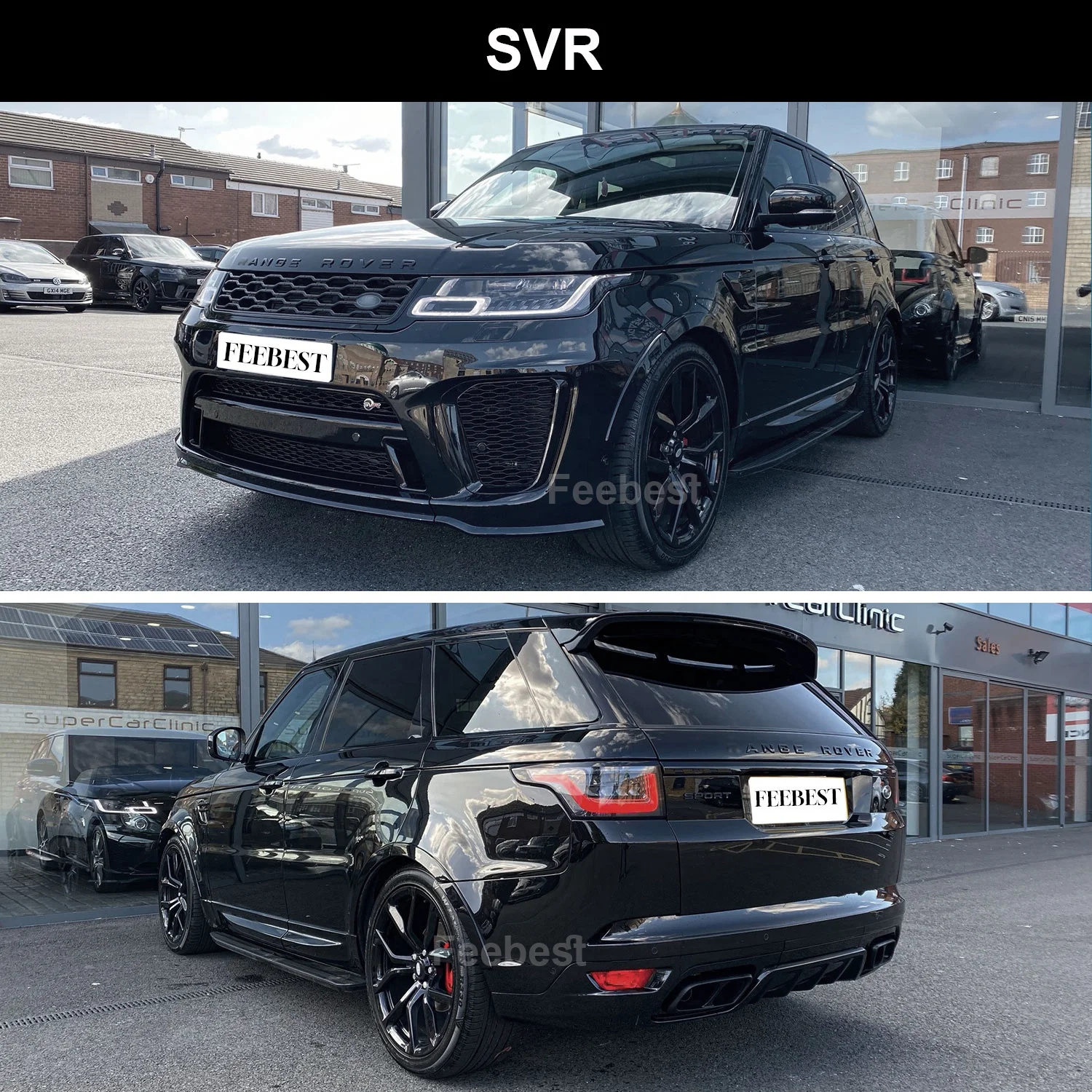 New SVR/OE Conversion Body Kit Facelift Bodykit For Range Rover Sport L494 2014 2015 2016 Upgrade To 2022 2018 2019 2020 2021