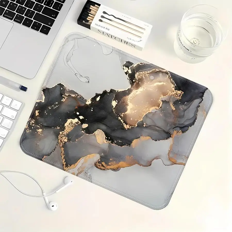 overlock Mouse Pad Keyboard Mouse Pad Desk accessories Game Console Pad Computer Laptop Pad office Pad Ink And Wash Pattern Art
