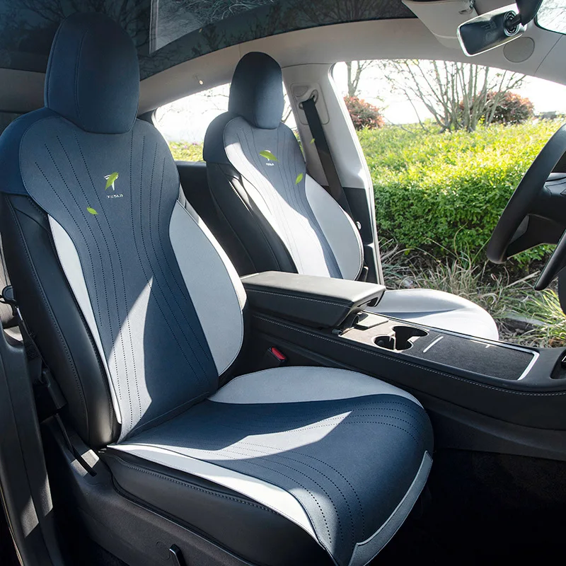 For Tesla car seat cushion special seat cover, modelY, y Huan new version half-pack interior seat cover,universal in all seasons