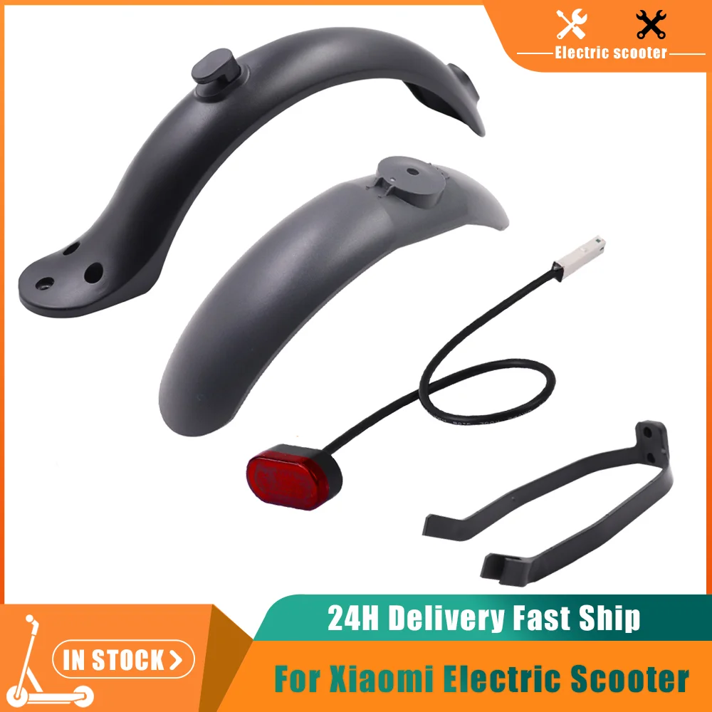 Rear Fender Splash Mudguard Support Taillight Kick scooter Replacement For Xiaomi M365/ Pro Electric Scooter Back Guard Tailligh