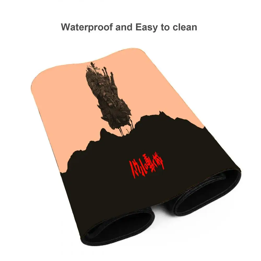 Podkładka pod mysz Anime Street Kawaii Podkładka pod mysz Akcesoria do gier na laptopa Podkładka pod klawiaturę PC H-Howls Moving C-Castle Podkładka pod mysz dla graczy na biurko — zdjęcie produktu 5