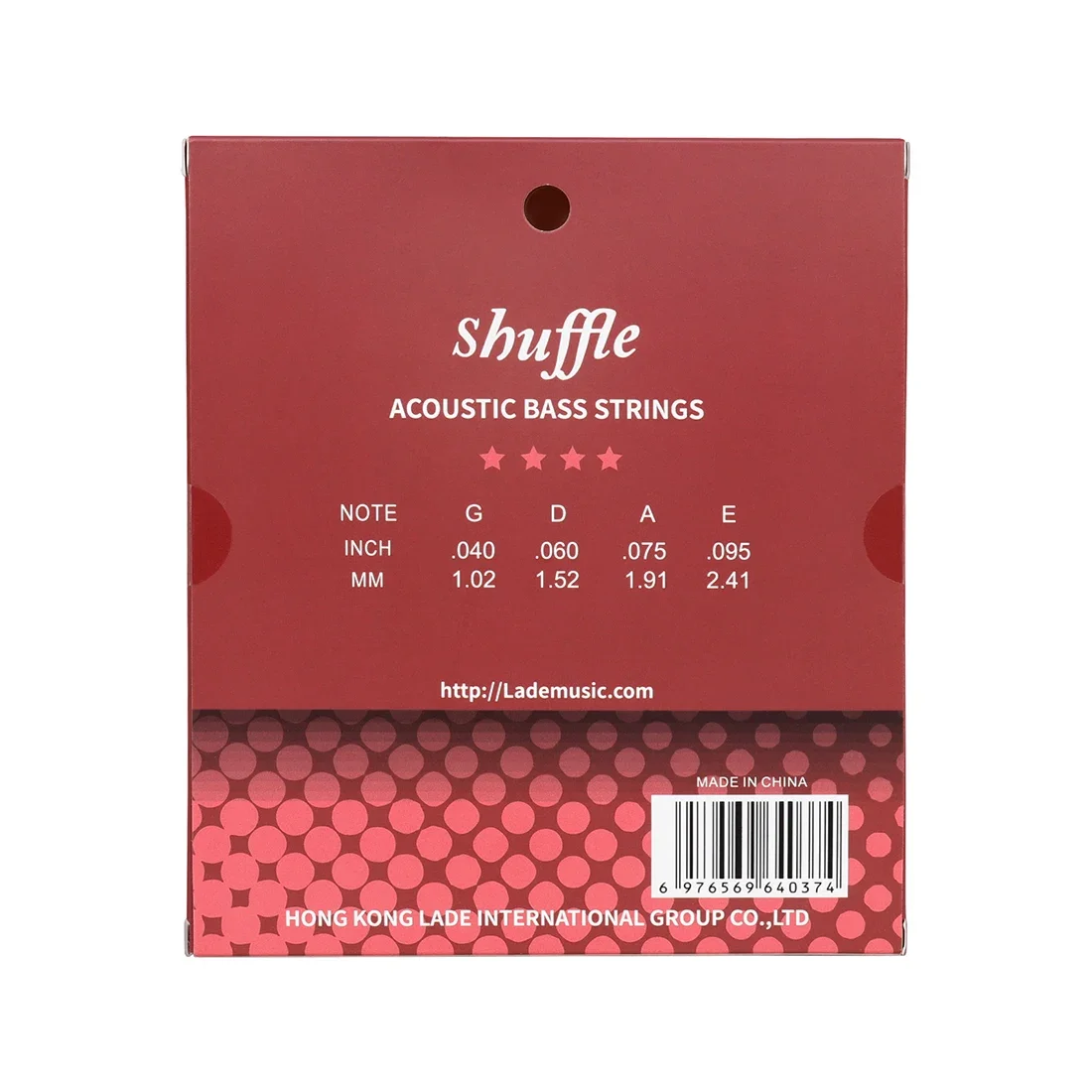 Shuffle SA41 4 String Bass Guitar Strings Hexagonal High Carbon Steel Core Red Copper Bead Strings Bass Guitar Parts & Accessory