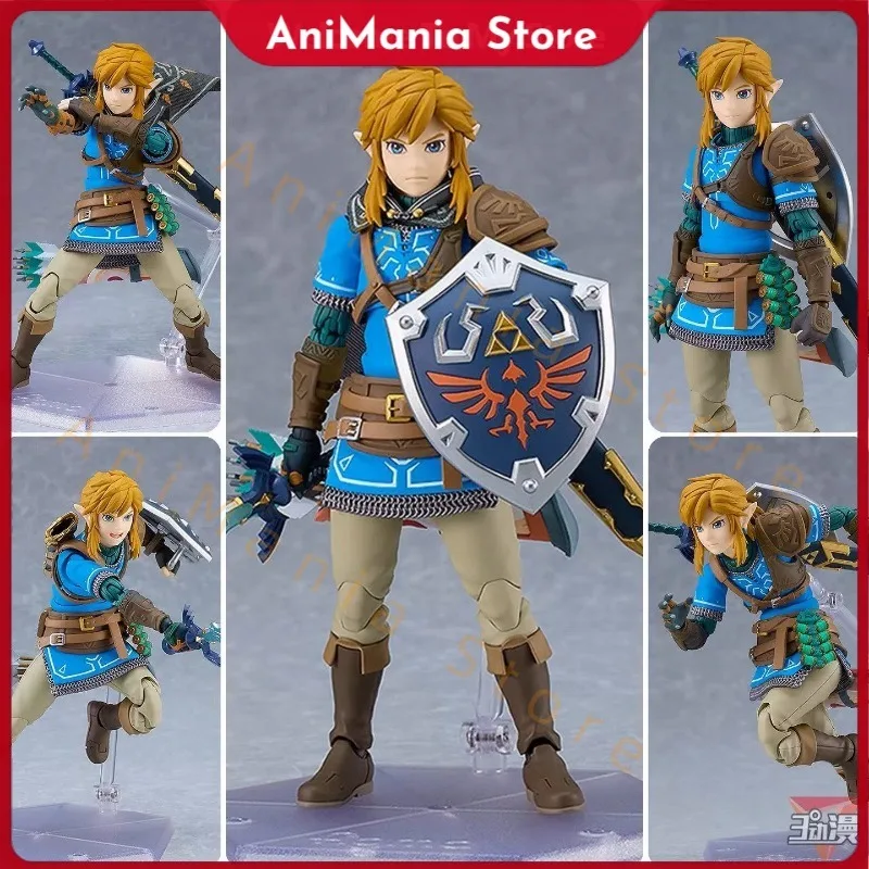 Figura de acción de Link de Tears Of The Kingdom, The Legend Of Zelda Figma 626, Figura de Anime, Estatua, Muñeco, Juguete, Regalo
