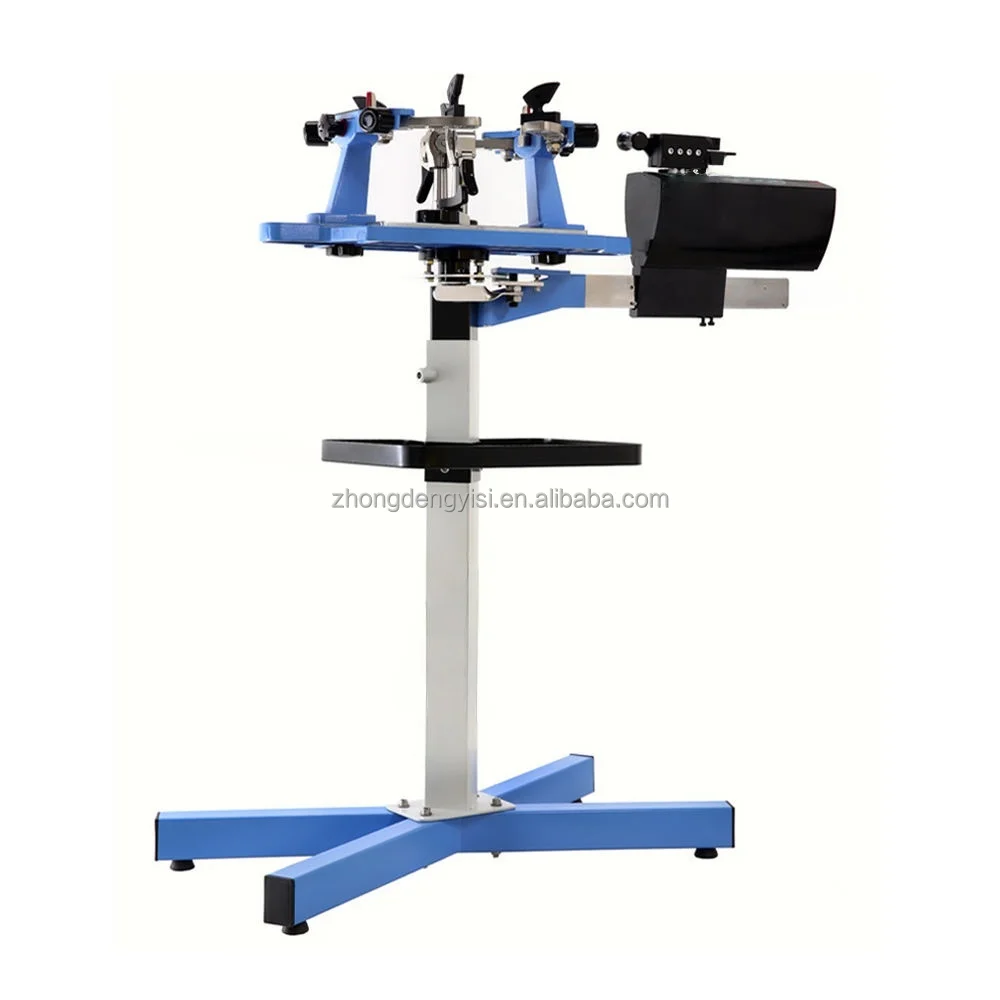 Dual Purpose Automatic Vertical Digital Tennis Badminton Stringing Machine with Base Clamp Brake