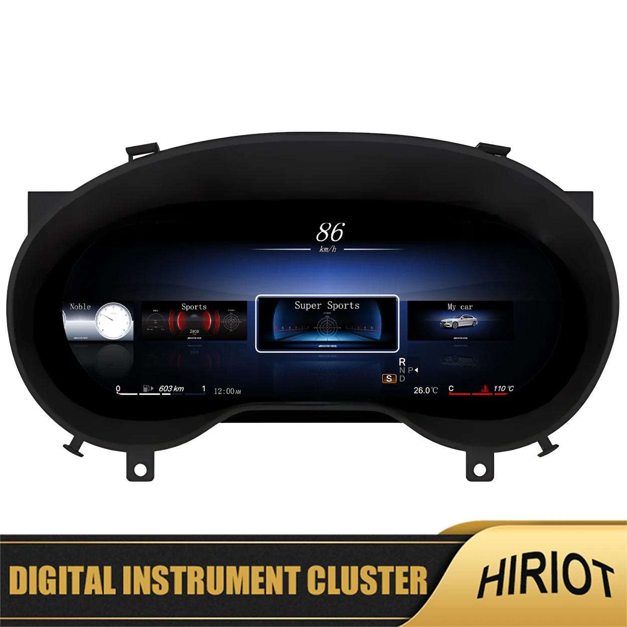 

12.3''Inch LCD Dashboard Digital Instrument Cluster Speedometer For Mercedes Benz CLA/GLA-Class X156 C117 W117 Panel Tachometer