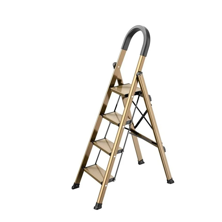 

Herringbone ladder, household ladder, telescopic staircase, thickened aluminum alloy climbing ladder can be stored