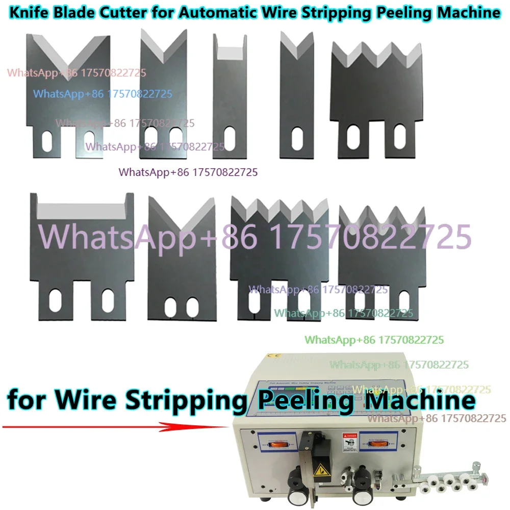Hot Wire Stripper Tool SWT508 220V Automatic Computer Cable Peeling Cutting Machine with Blade Cutter