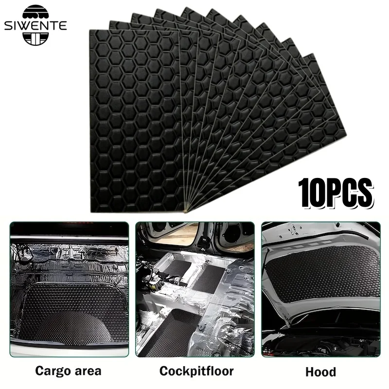 Butyl Rubber Shock-absorbing and Soundproofing Board Self-adhesive Damping Board Thermal Insulation Noise Reduction Car Decal